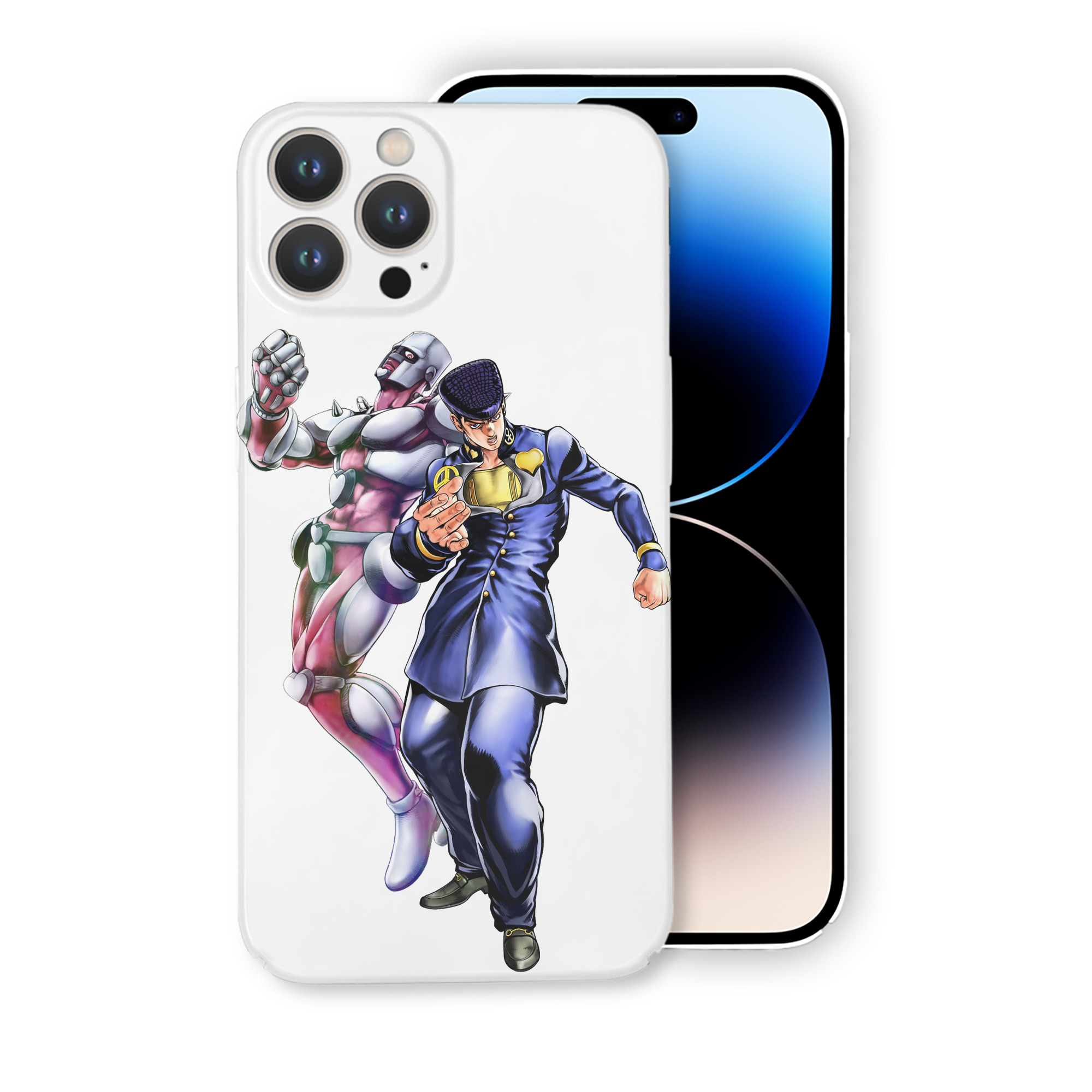 （画像用） ジョジョの奇妙な冒険 ひがしかた じょうすけ JoJo's Bizarre Adventure Higashikata Josuke 【iPhone 14シリーズ対応】ハードケース